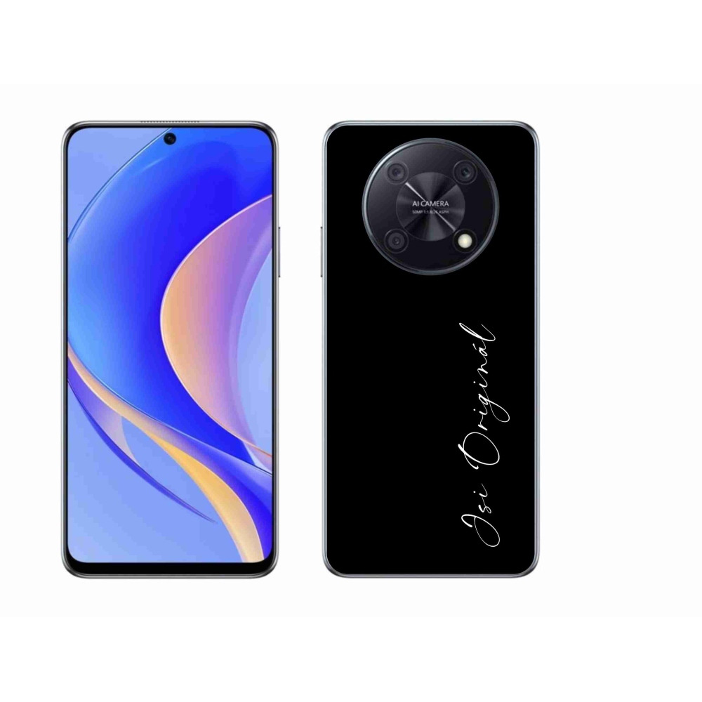 Gelový kryt mmCase na Huawei Nova Y90 - jsi originál černé pozadí