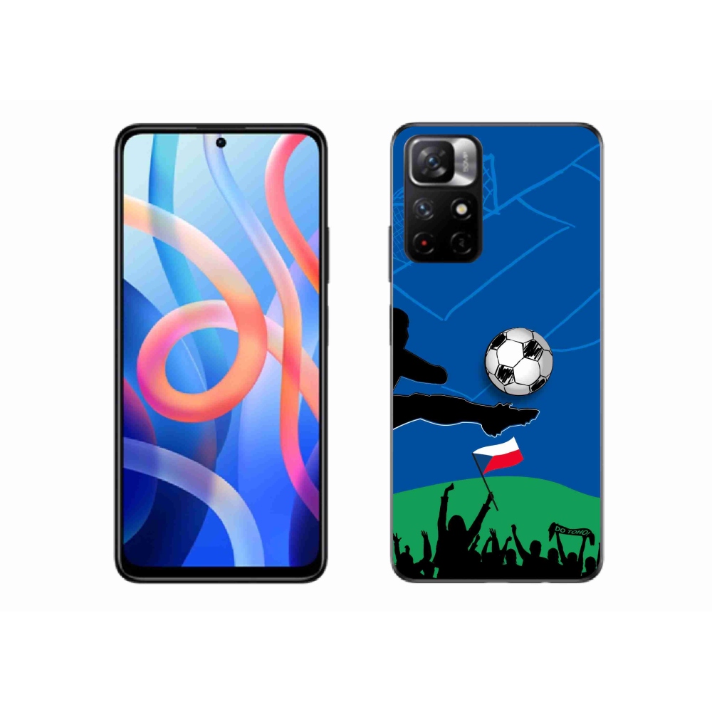 Gelový kryt mmCase na Xiaomi Redmi Note 11S 5G - fanoušci fotbalu