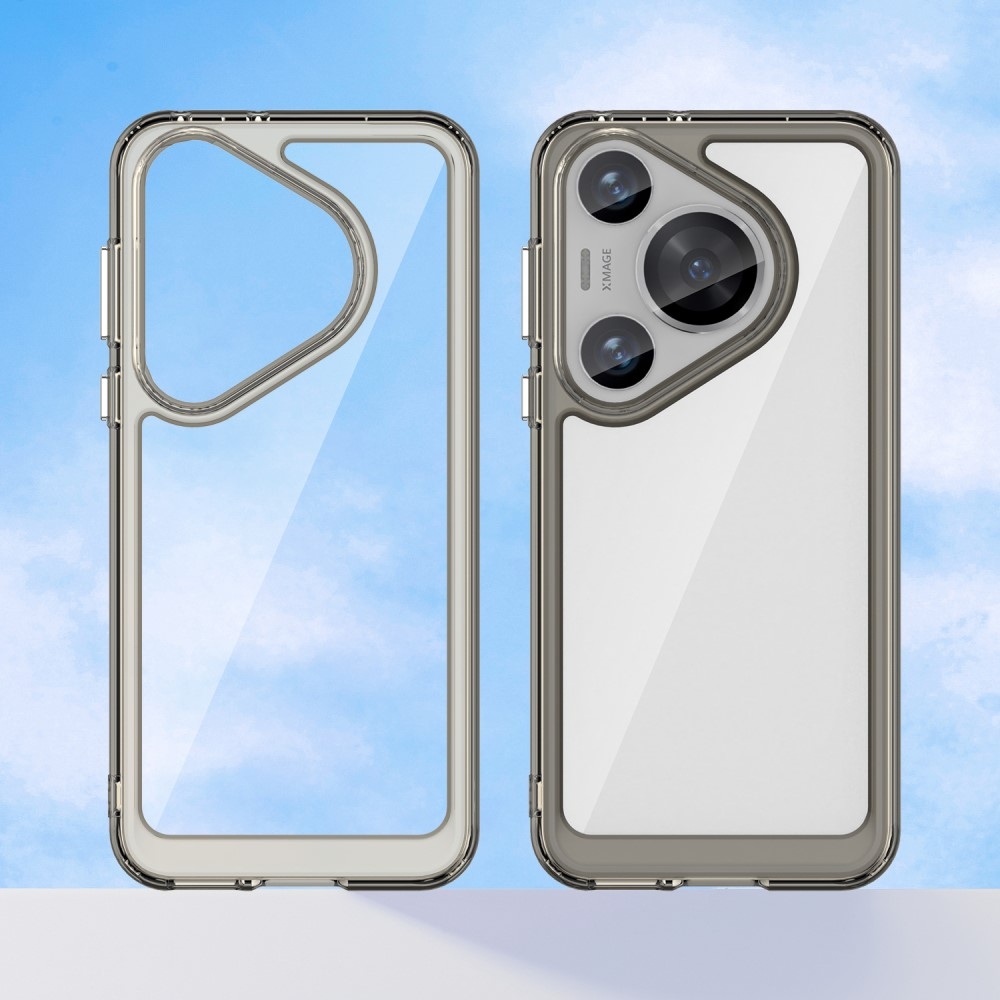 Gelový obal s pevnými zády na Huawei Pura 70 Pro - šedý