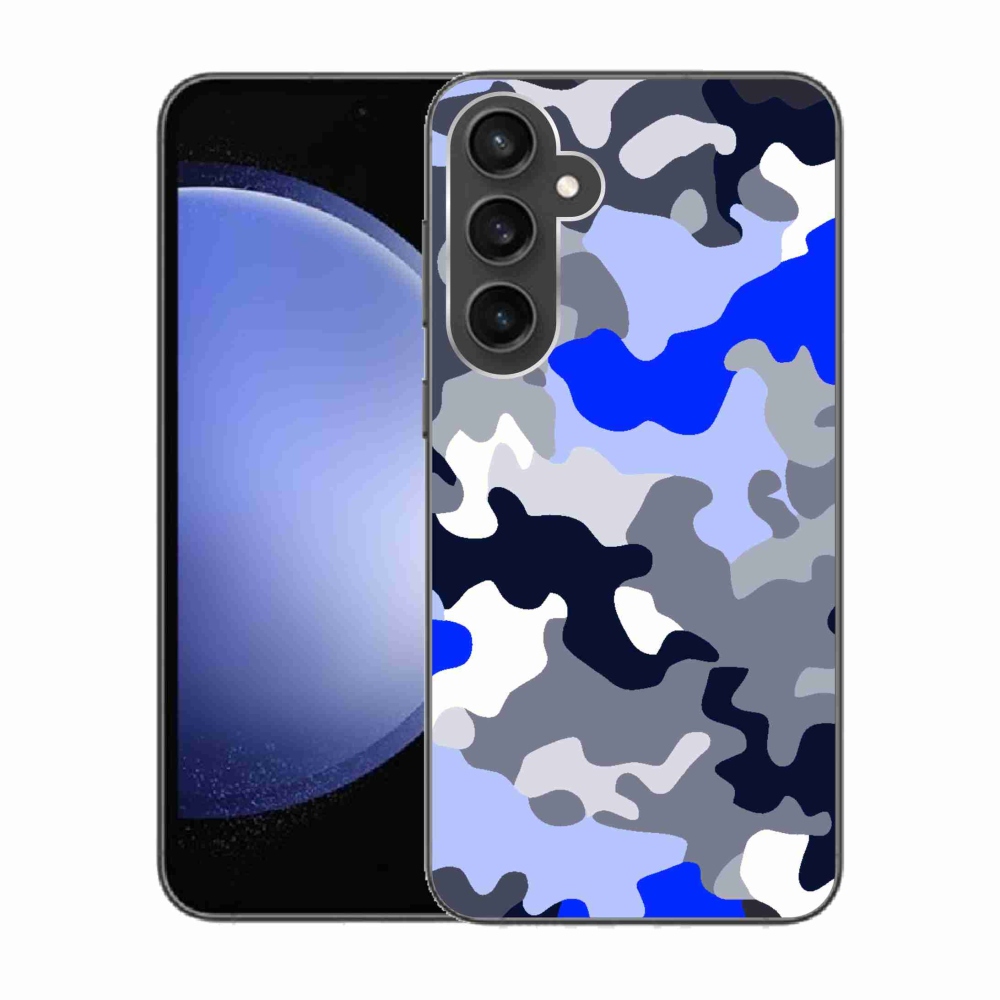 Gelový kryt mmCase na Samsung Galaxy S23 FE - maskáčový vzor 8