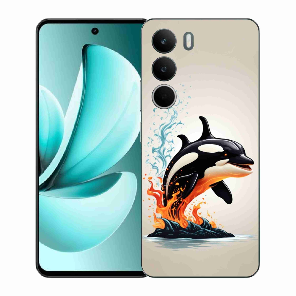 Gelový kryt mmCase na Realme C71 - kosatka