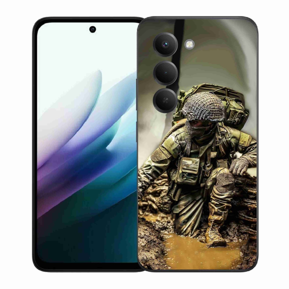 Gelový kryt mmCase na Xiaomi Redmi 15 4G/5G (171mm) - voják