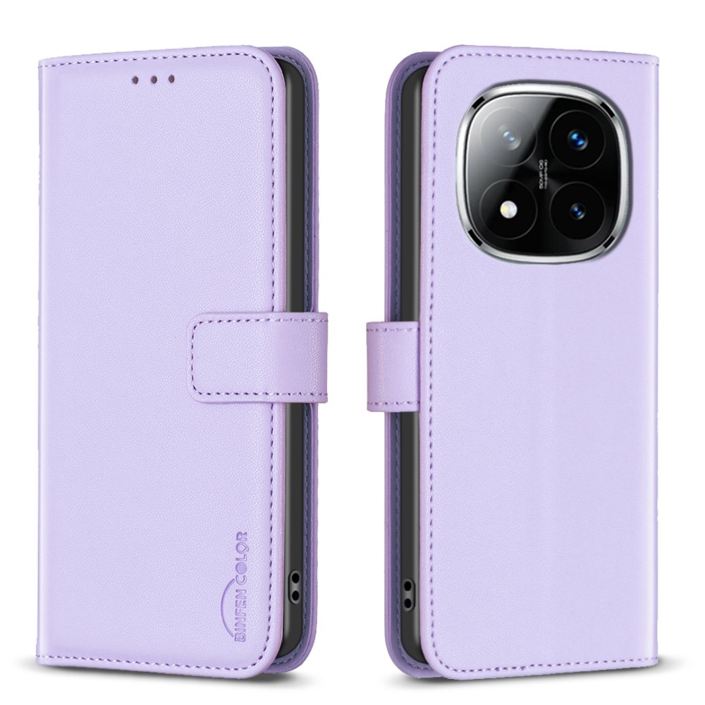 BNF knížkové pouzdro na Xiaomi Redmi Note 14 Pro 5G/Poco X7 5G/Note 14 Pro+ 5G - světlefialové