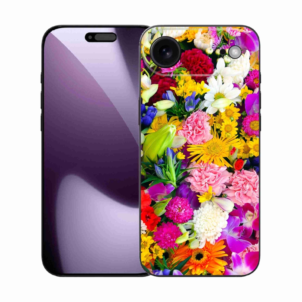 Gelový kryt mmCase na iPhone 17 Air - květiny 12