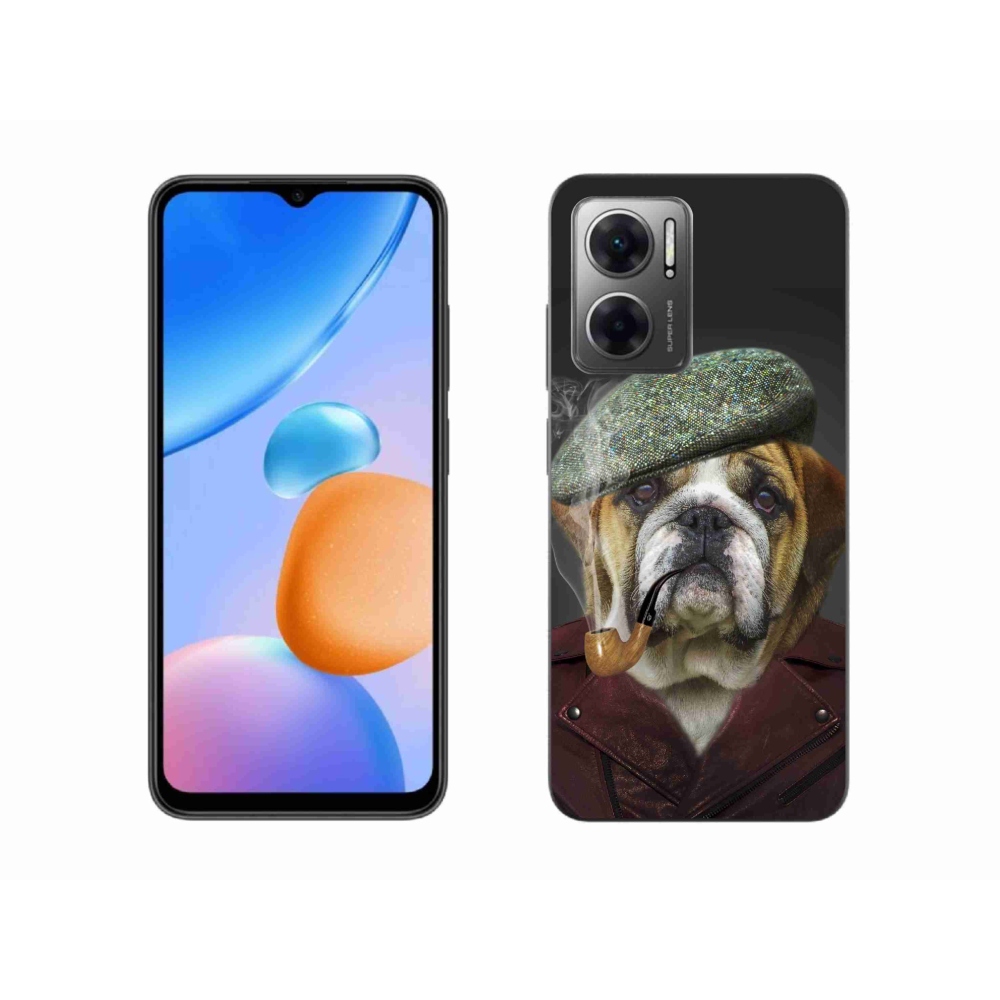 Gelový kryt mmCase na Xiaomi Redmi 10 5G - pes s fajfkou