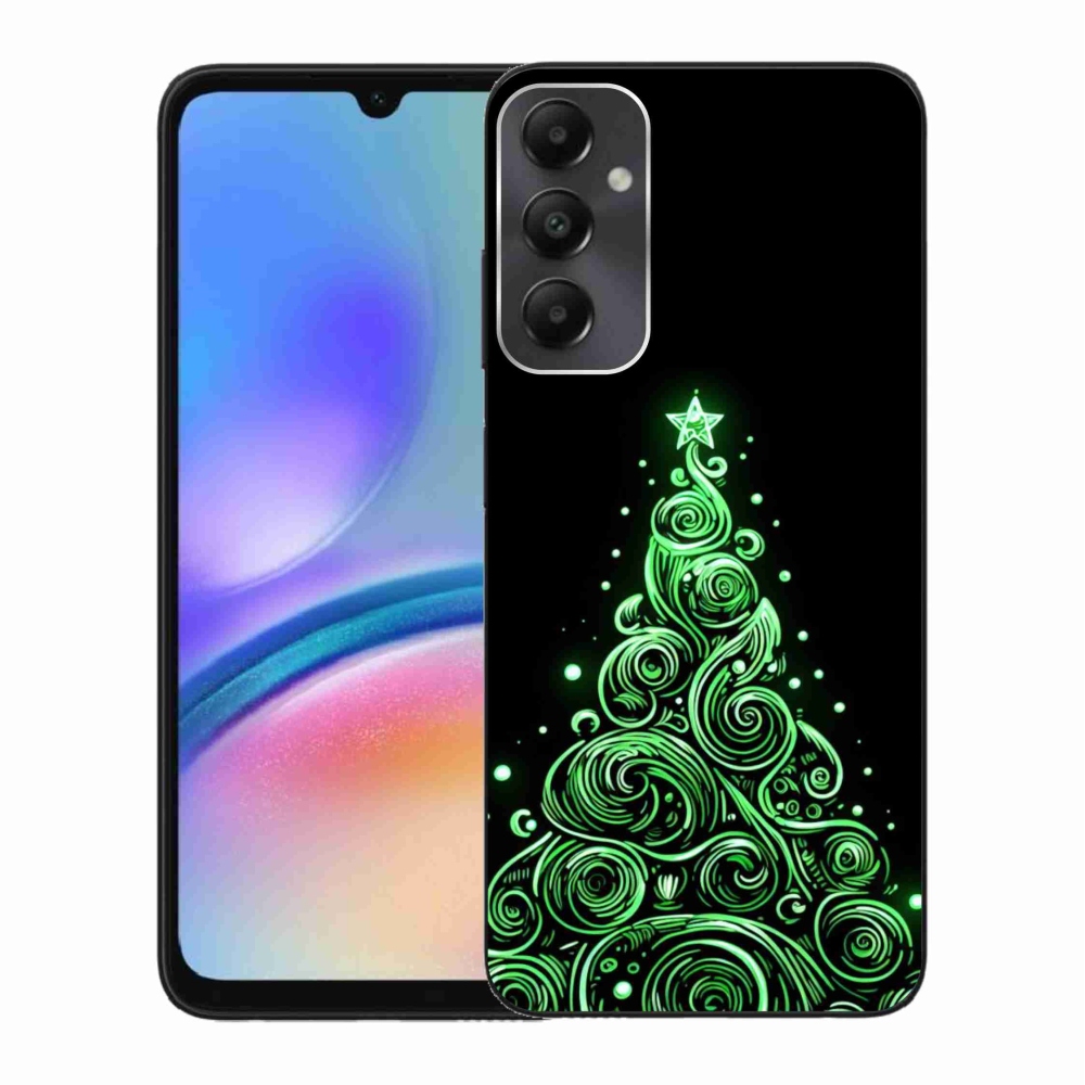 Gelový kryt mmCase na Samsung Galaxy A05s - neonový vánoční stromek 3
