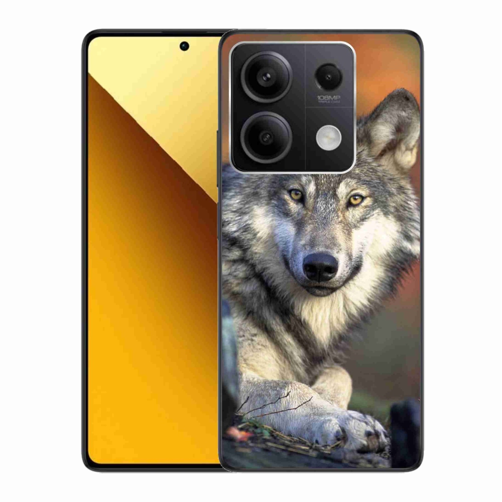 Gelový obal mmCase na Xiaomi Redmi Note 13 5G - vlk