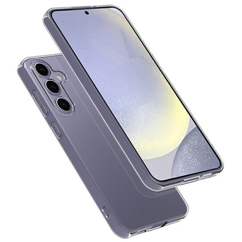 Průhledný gelový obal na mobil Samsung Galaxy S25 FE - průhledný