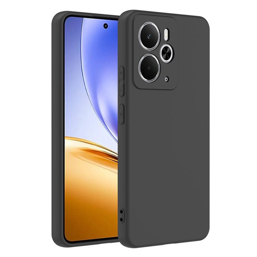 Matný gelový obal na Realme 14 5G - černý