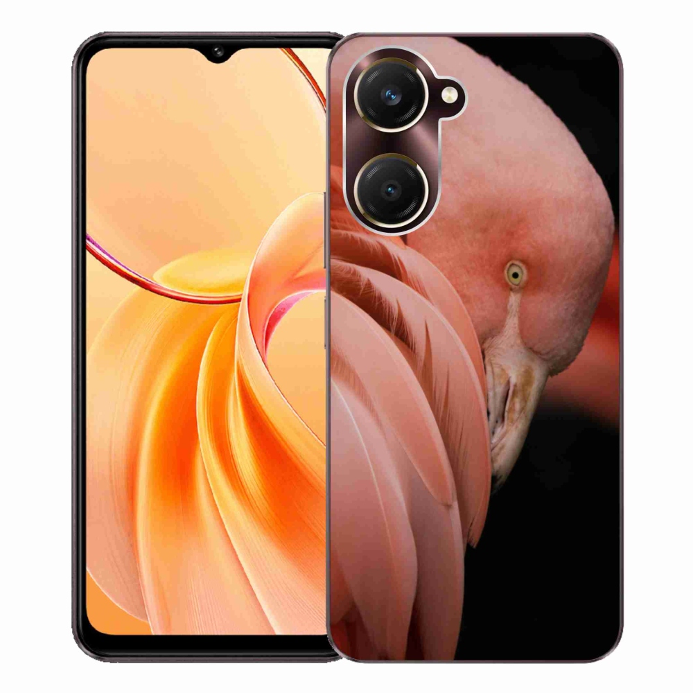 Gelový kryt mmCase na Vivo Y28s 5G - plameňák 3