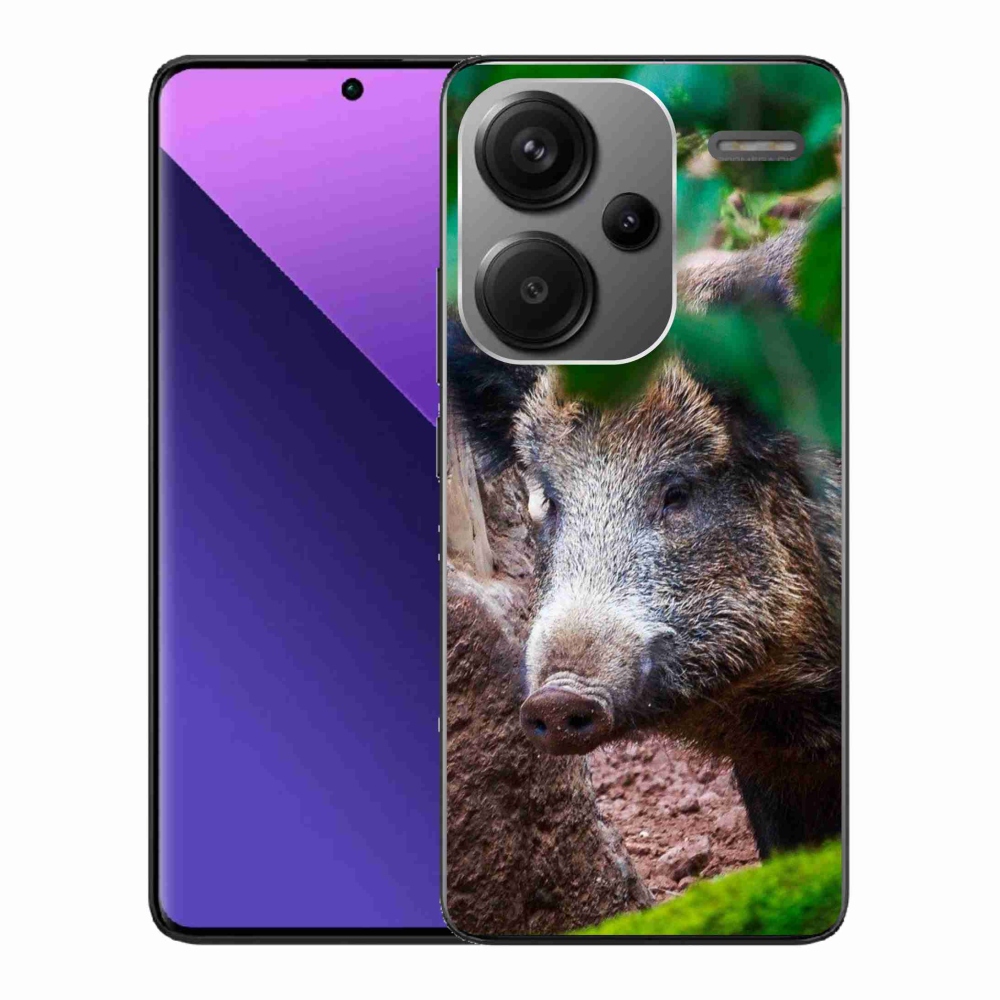 Gelový kryt mmCase na Xiaomi Redmi Note 13 Pro+ 5G - divoké prase