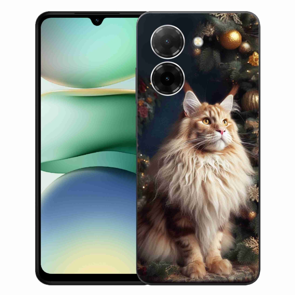 Gelový kryt mmCase na Xiaomi Redmi A5 (171.7x77.8x8.3mm) - kočka u stromku