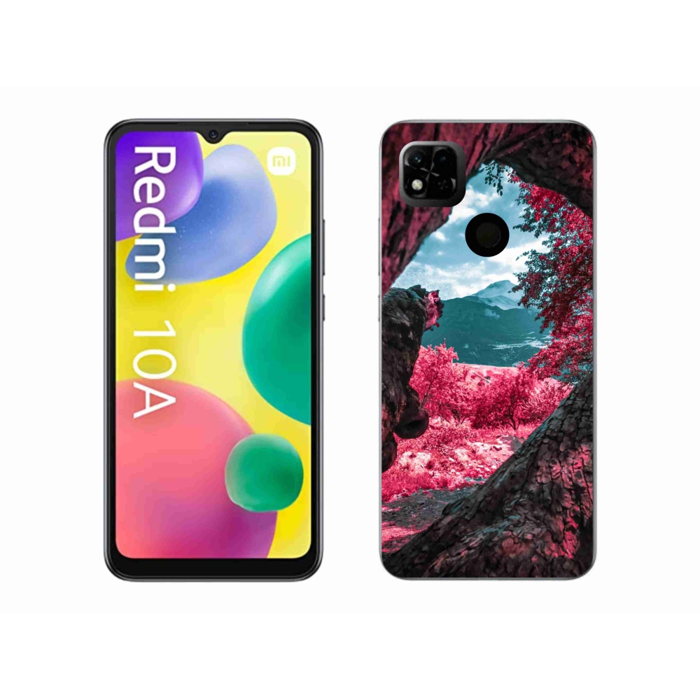 Gelový kryt mmCase na Xiaomi Redmi 10A - výhled na hory
