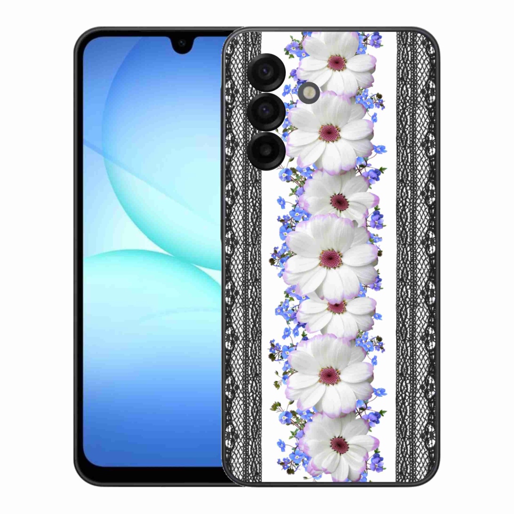 Gelový kryt mmCase na Samsung Galaxy A17 5G - květiny 8