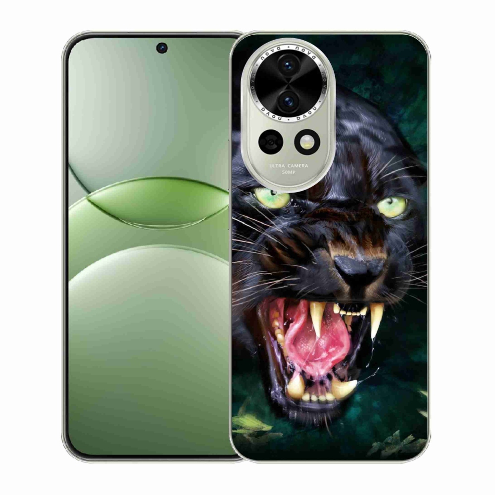 Gelový kryt mmCase na Huawei Nova 13 5G - rozzuřený černý panter