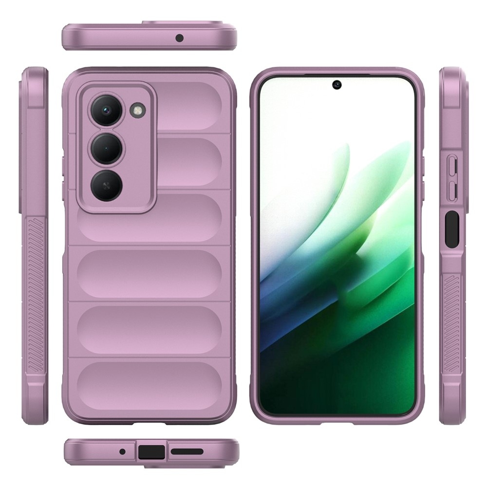 Rugg odolný gelový obal na Xiaomi Redmi 15 5G (169mm) - světlefialový