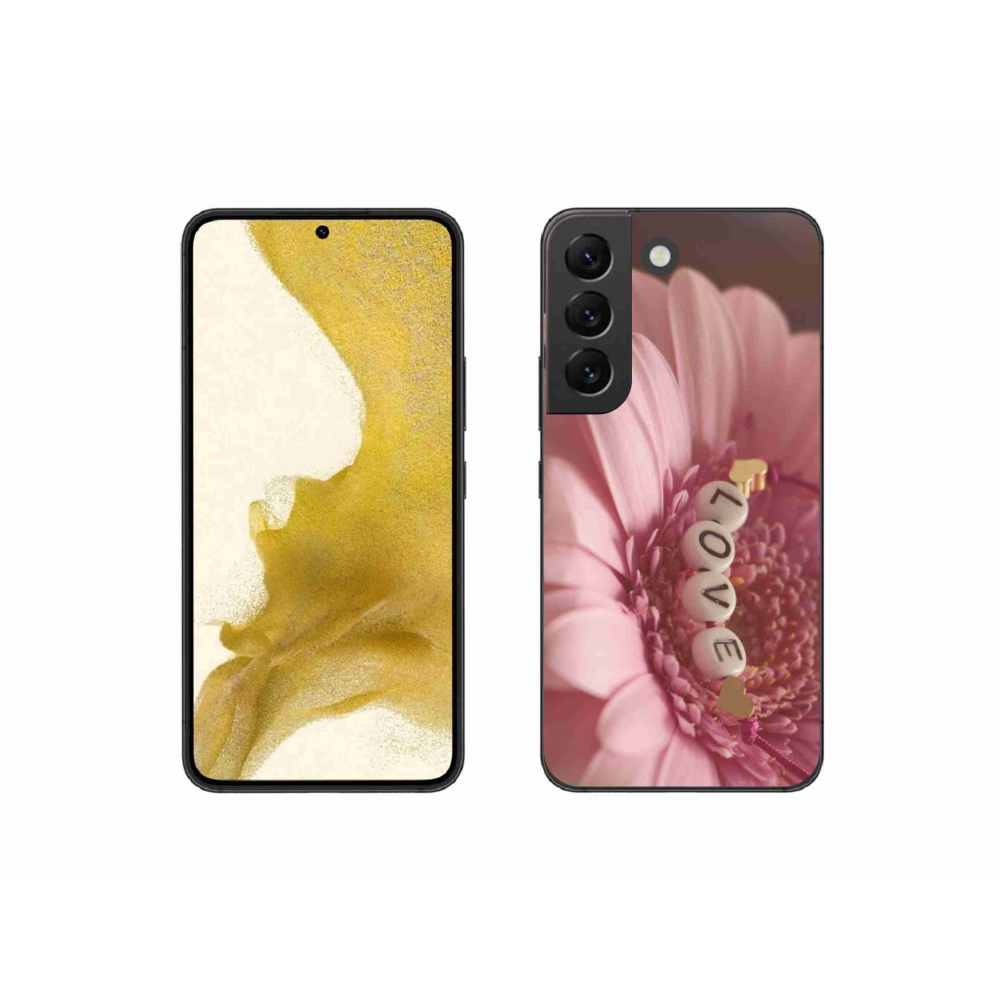 Gelový kryt mmCase na Samsung Galaxy S22 5G - přívěsek love