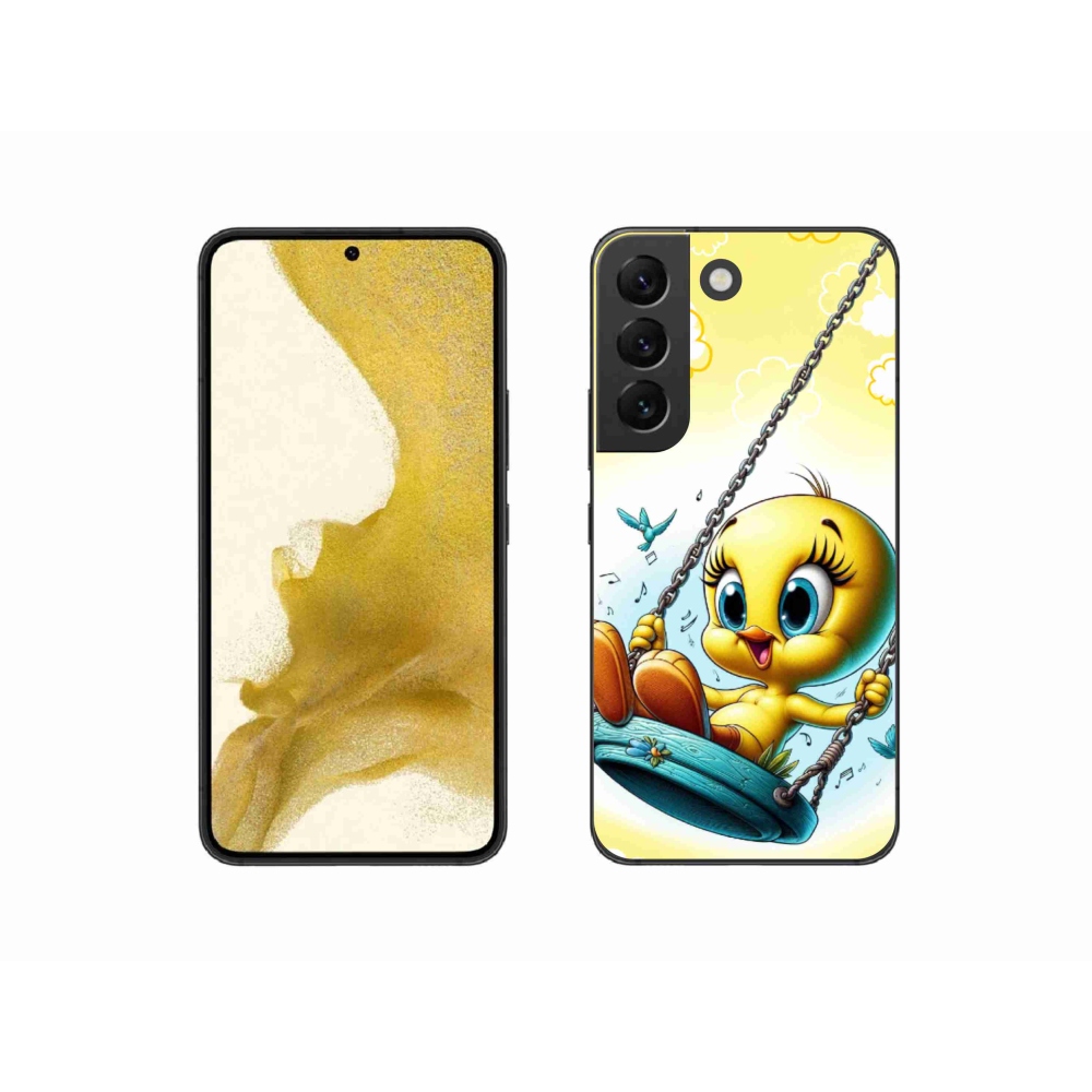 Gelový kryt mmCase na Samsung Galaxy S22 5G - tweety