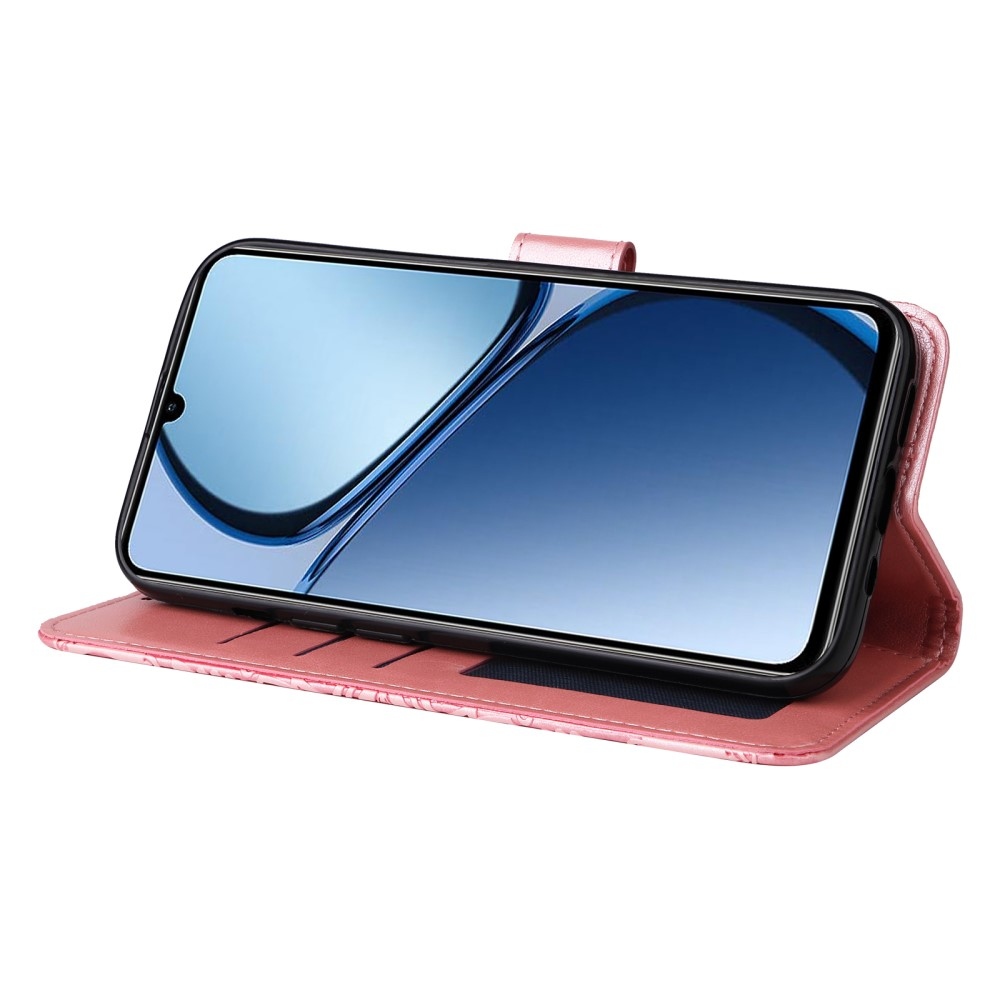 Sunflower knížkové pouzdro na Realme Note 60 - růžové