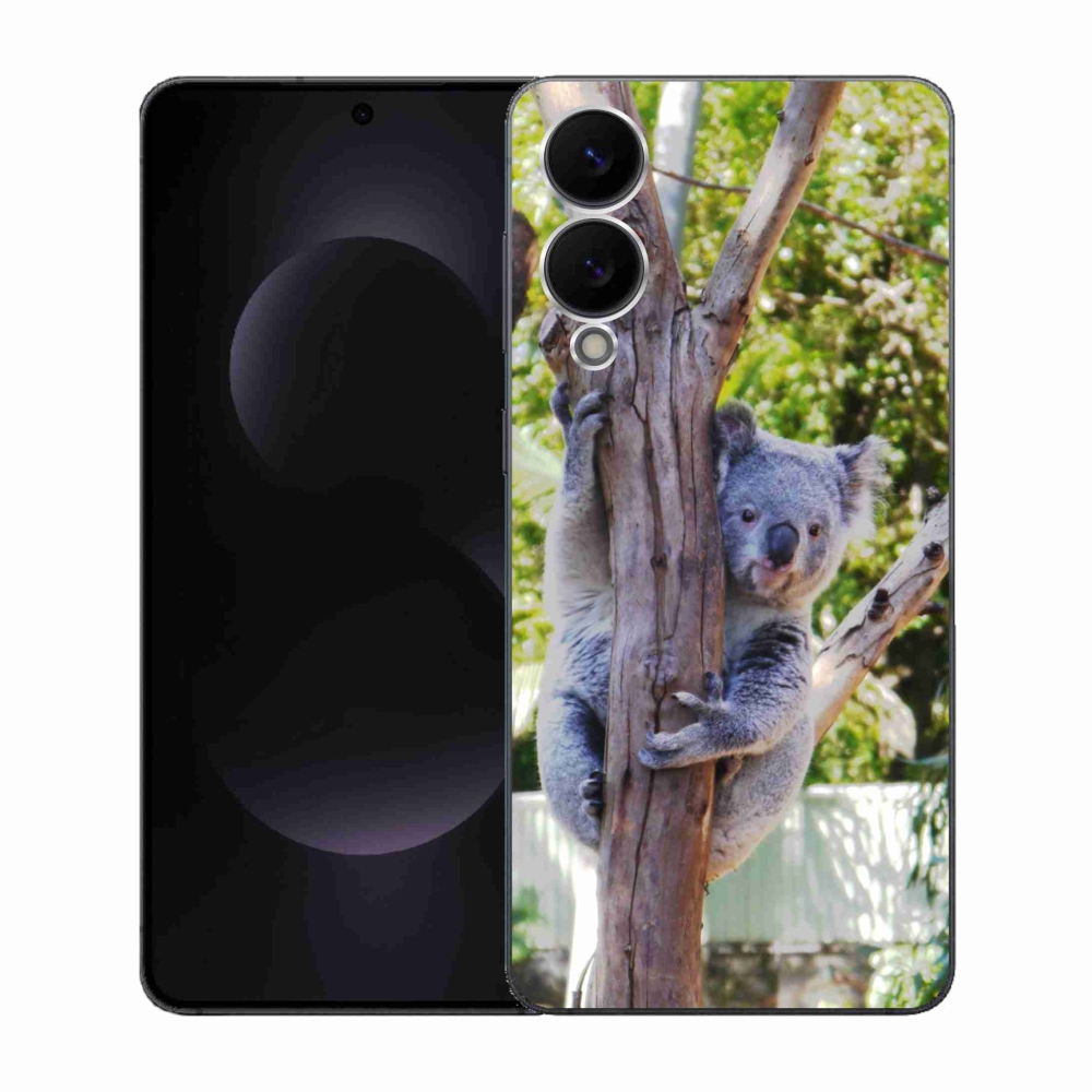 Gelový kryt mmCase na Samsung Galaxy S25 Edge - koala