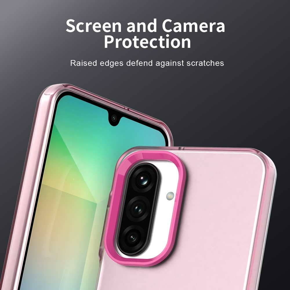 Candy matný gelový obal na Samsung Galaxy A26 5G - růžový