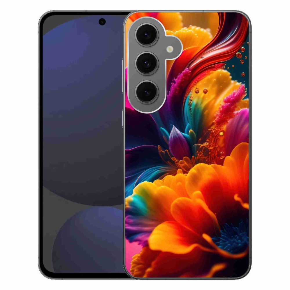 Gelový kryt mmCase na Samsung Galaxy S24 FE - abstraktní motiv 2
