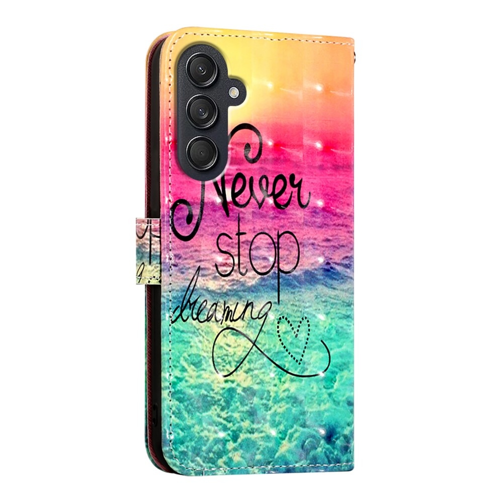 Patte knížkové pouzdro na Samsung Galaxy M55 5G - nepřestávej snít