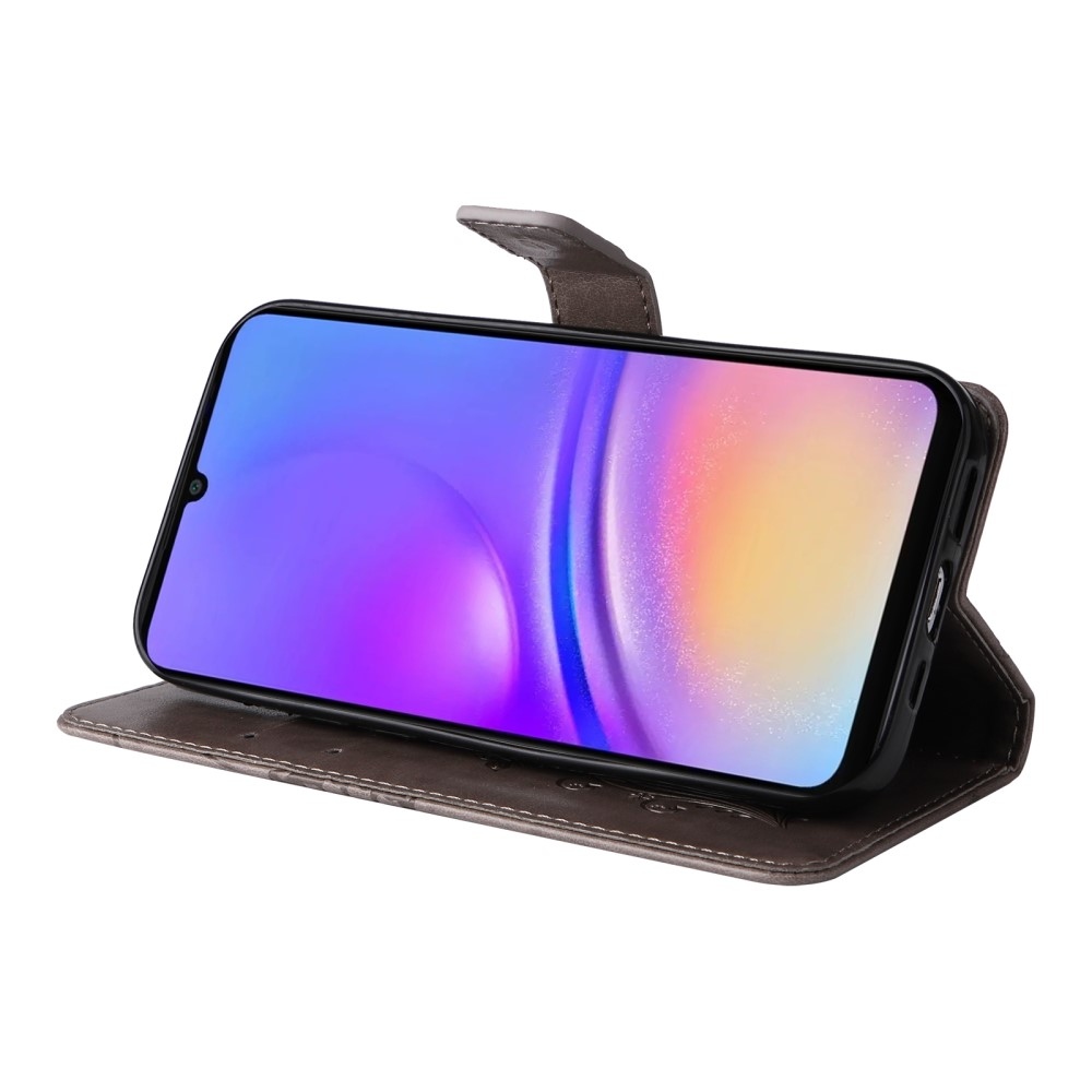 Big Butterfly knížkové pouzdro na Samsung Galaxy A06 4G - šedé