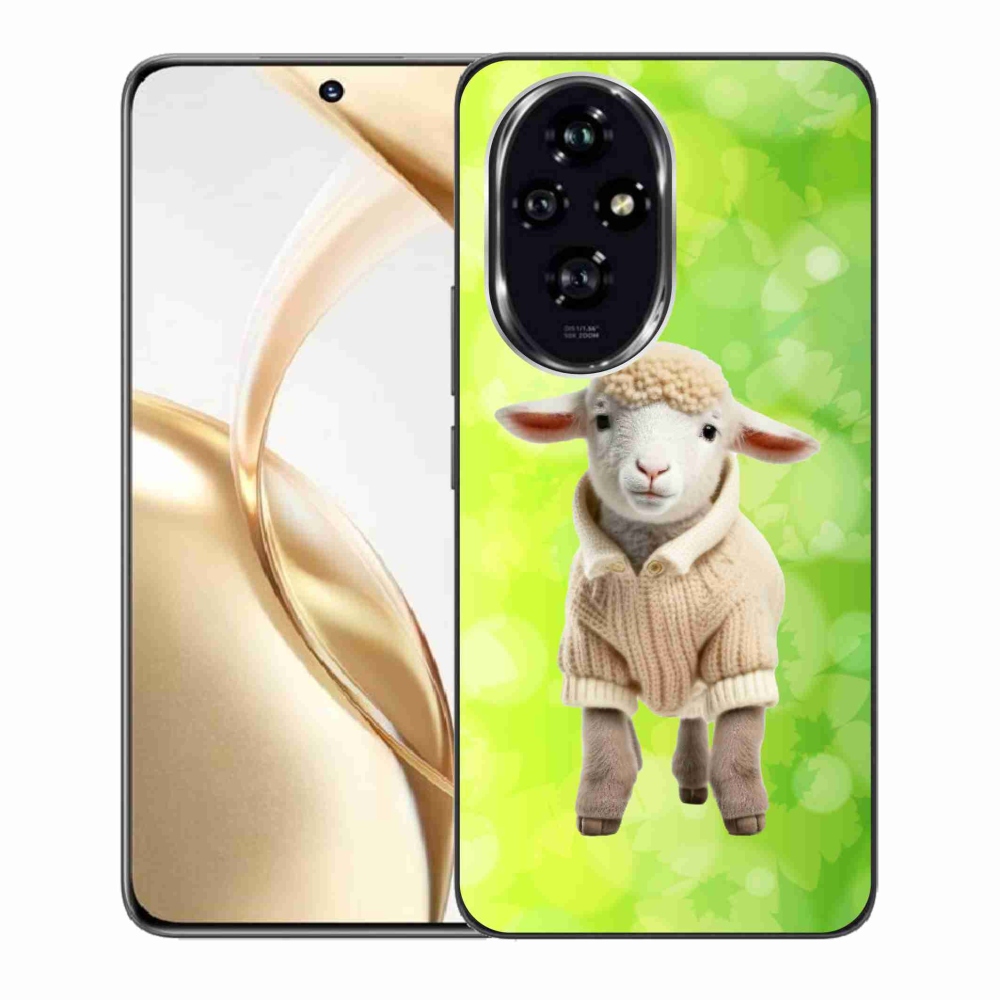 Gelový kryt mmCase na Honor 200 5G - jehně ve svetru