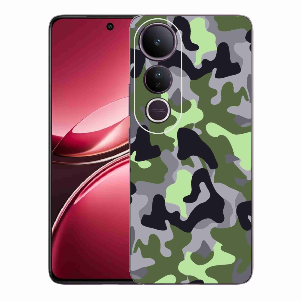 Gelový kryt mmCase na Vivo V50 Lite 4G/5G - maskáčový vzor 7