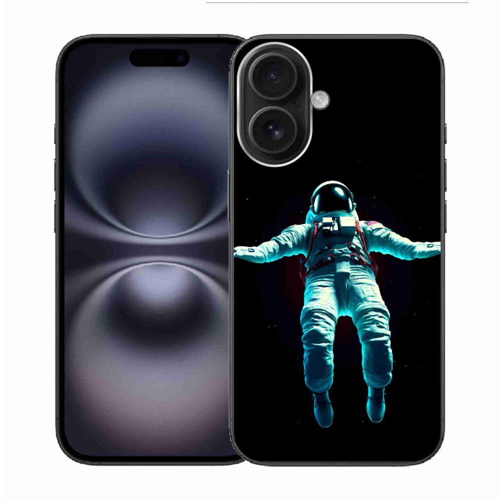 Gelový kryt mmCase na iPhone 16 - kosmonaut