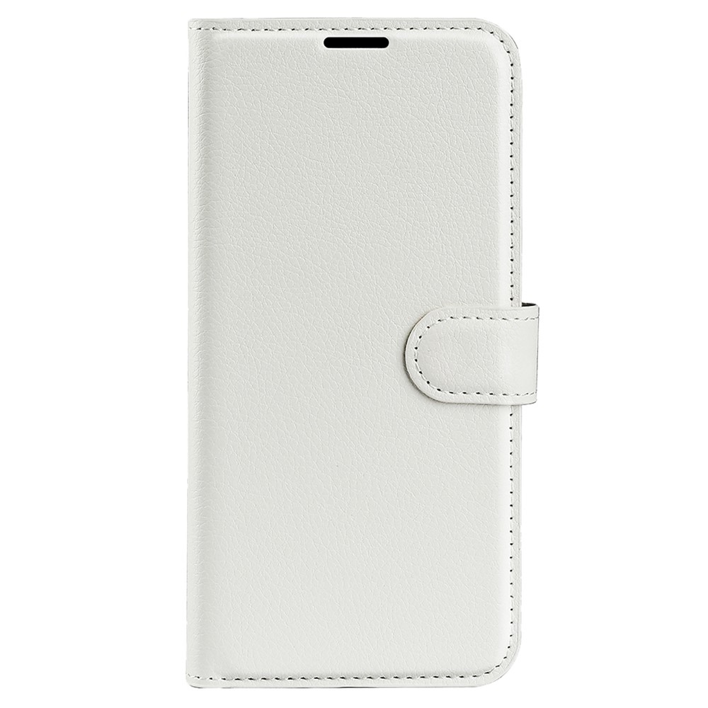 Litchi knížkové pouzdro na Xiaomi Redmi Note 12S - bílé