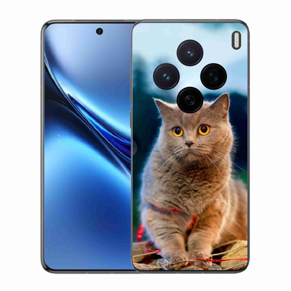 Gelový kryt mmCase na Vivo X200 5G - britská modrá 2