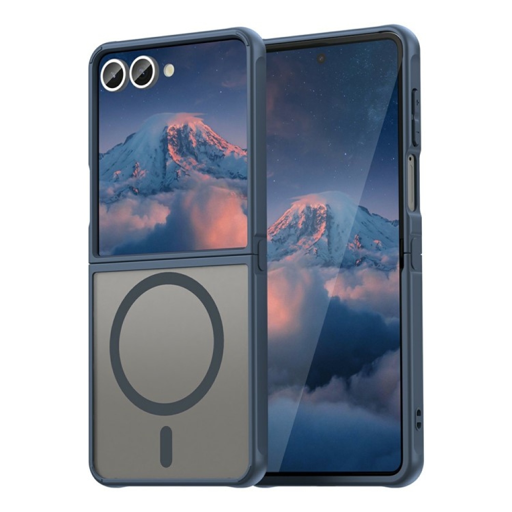 Case matný gelový obal s MagSafe na Samsung Galaxy Z Flip7 5G - modrý