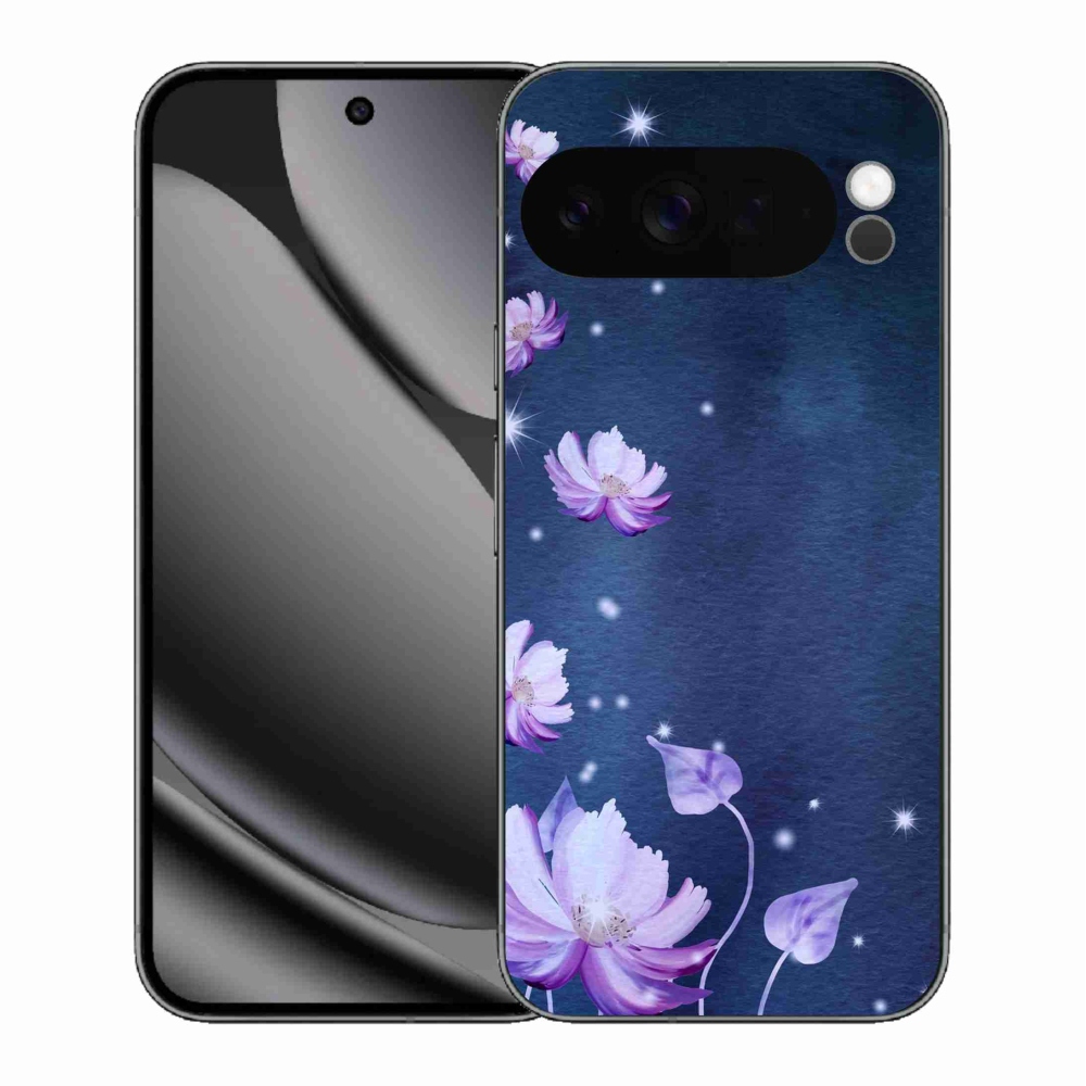 Gelový kryt mmCase na Google Pixel 10 Pro XL - padající květy