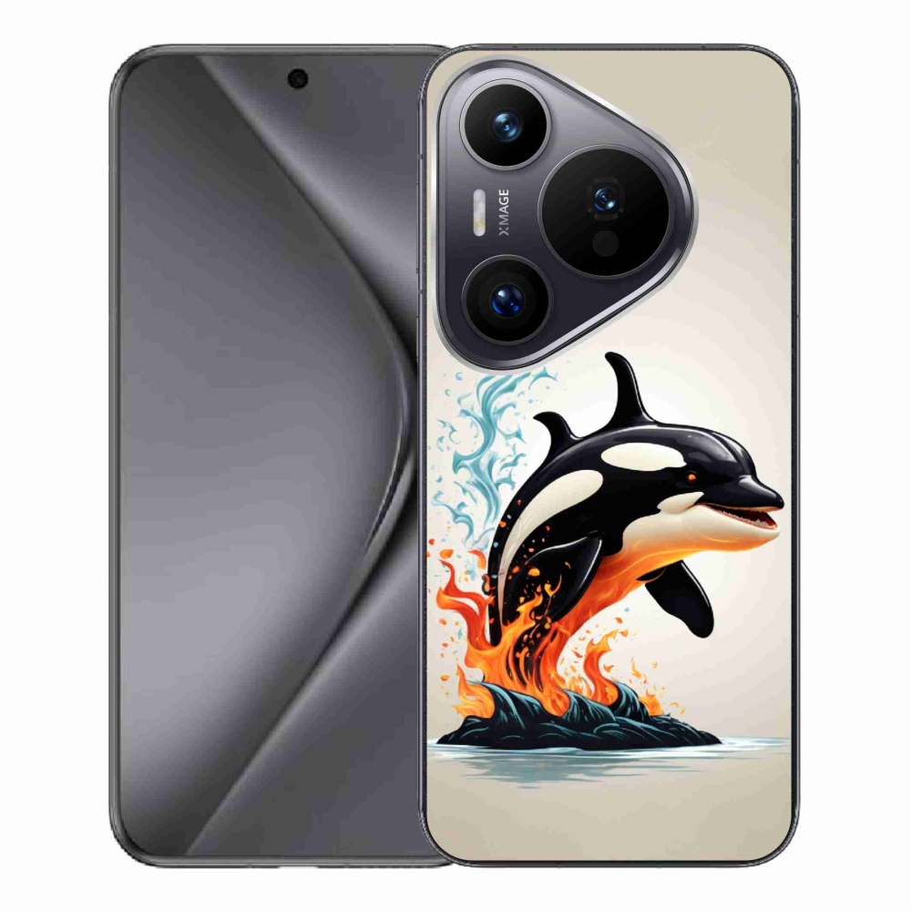 Gelový kryt mmCase na Huawei Pura 70 Pro - kosatka