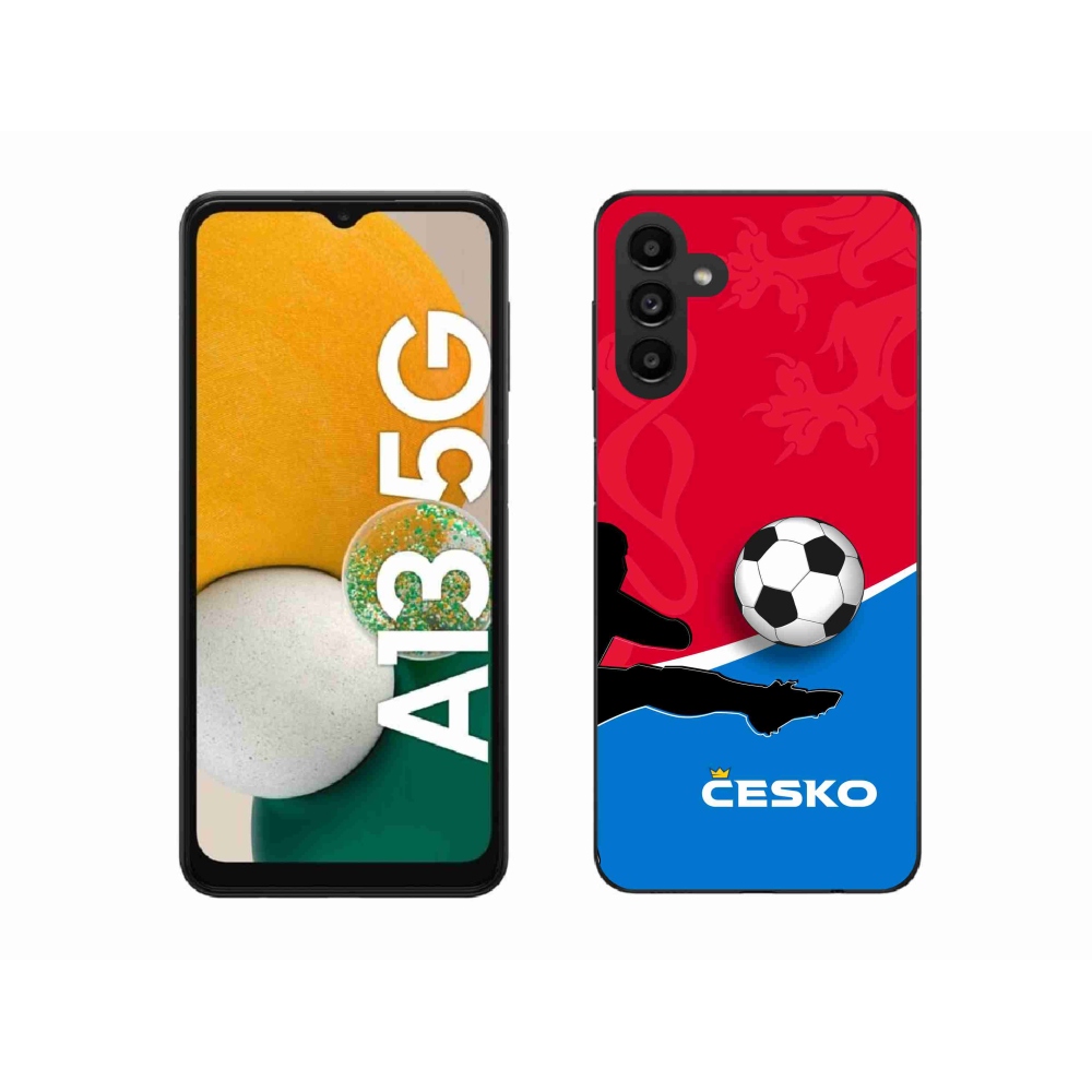 Gelový kryt mmCase na Samsung Galaxy A13 5G - fotbal Česko 2