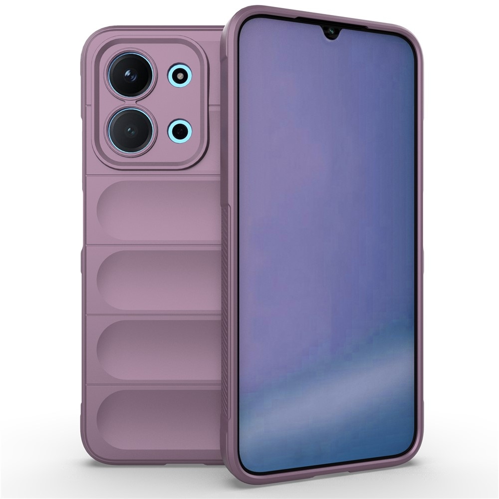 Rugg odolný gelový obal na Xiaomi Redmi 15C 4G (171mm)/Poco C85 4G (171mm) - světlefialový