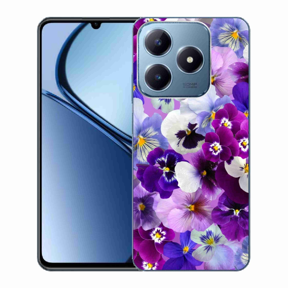 Gelový kryt mmCase na Realme C63 - květiny 9