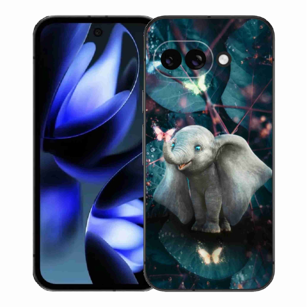 Gelový kryt mmCase na Google Pixel 9a - roztomilý slon