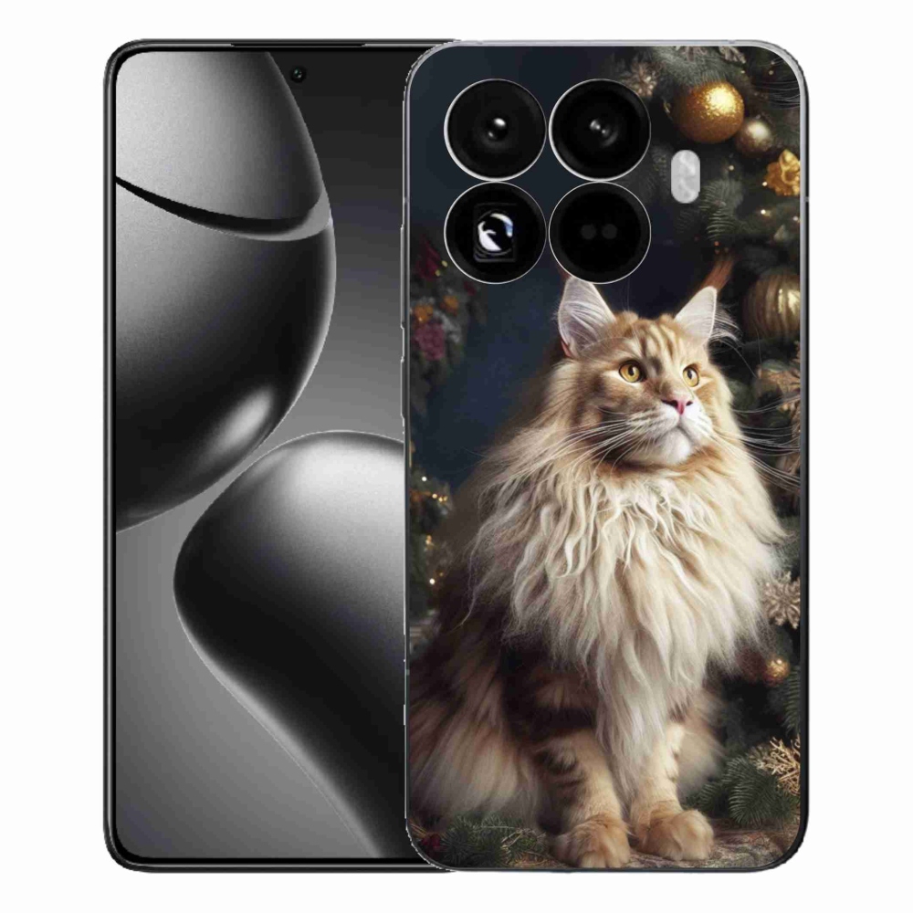 Gelový kryt mmCase na Xiaomi 15T Pro - kočka u stromku