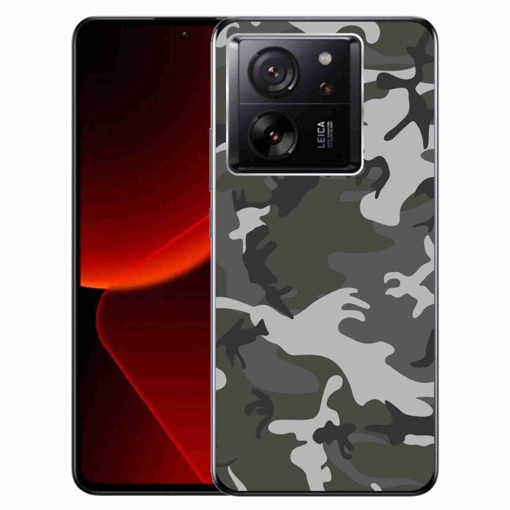 Gelový kryt mmCase na Xiaomi 13T/13T Pro - maskáčový vzor