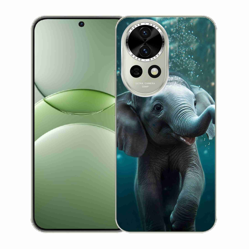 Gelový kryt mmCase na Huawei Nova 13 5G - slůně pod vodou