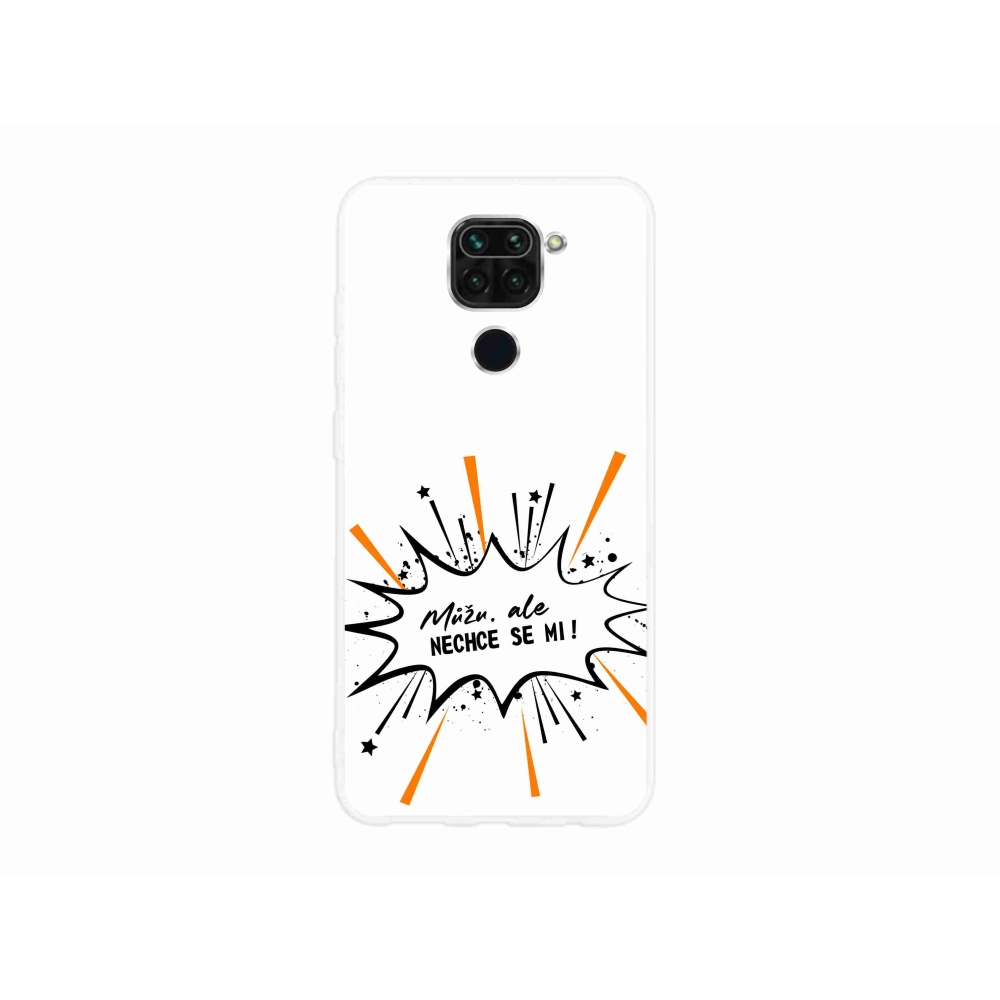 Gelový kryt mmCase na Xiaomi Redmi Note 9 - vtipný text 11 bílé pozadí