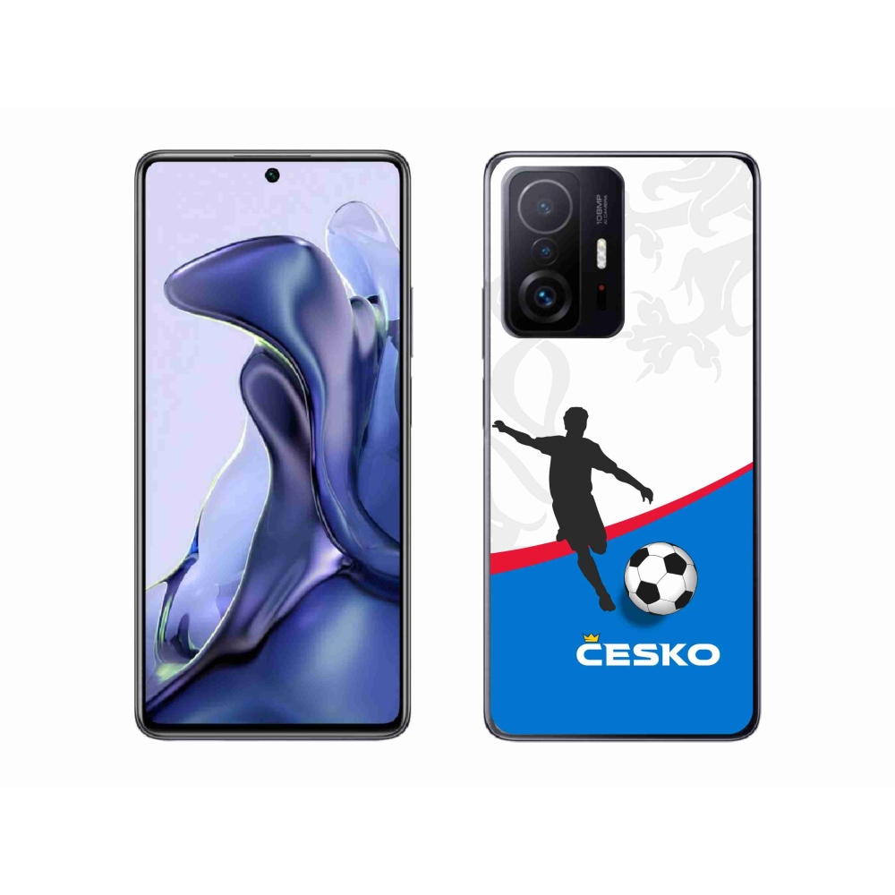 Gelový kryt mmCase na Xiaomi 11T Pro - fotbal Česko 1