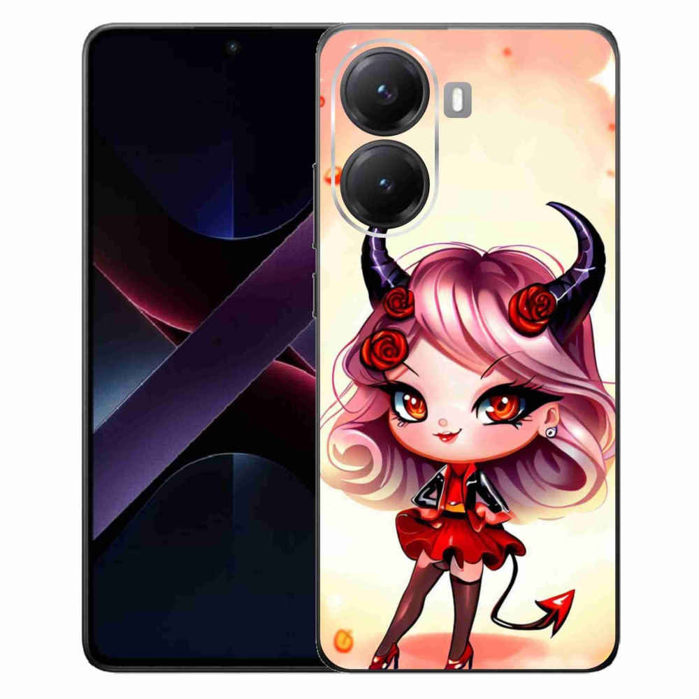 Gelový kryt mmCase na Xiaomi Poco X7 Pro 5G - kreslená čertice