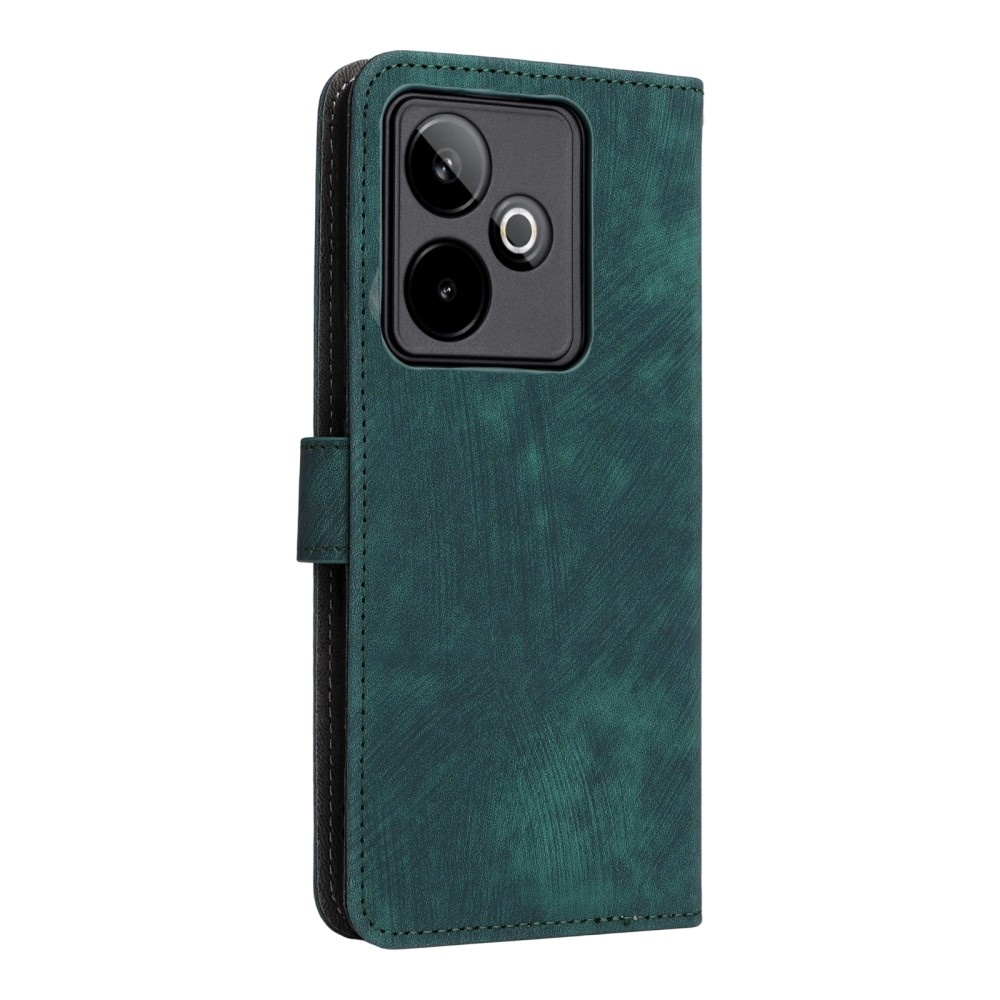 RFID knížkové pouzdro na Realme GT 7 5G - zelené