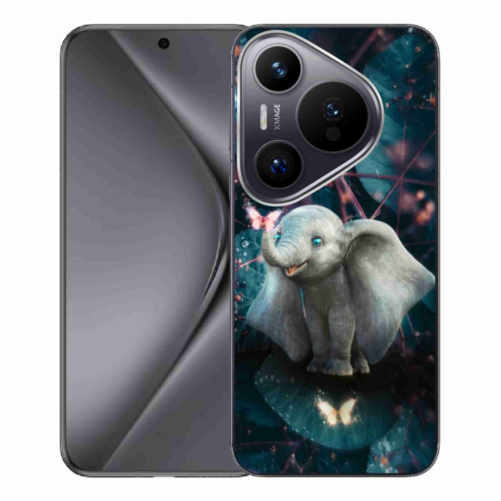 Gelový kryt mmCase na Huawei Pura 70 Pro - roztomilý slon