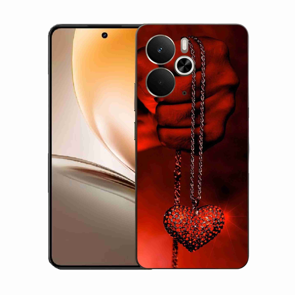 Gelový kryt mmCase na Realme 14 5G - náhrdelník