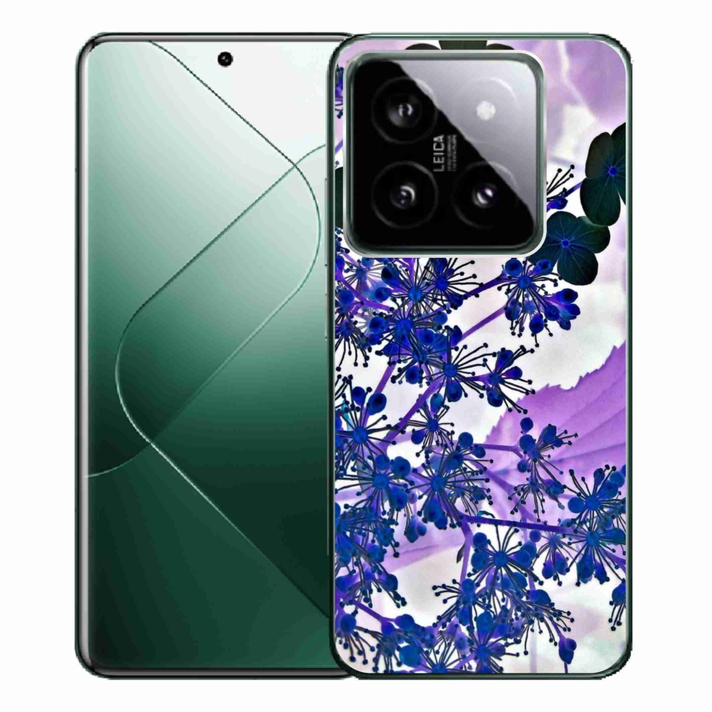 Gelový kryt mmCase na Xiaomi 14 Pro - květ hortenzie